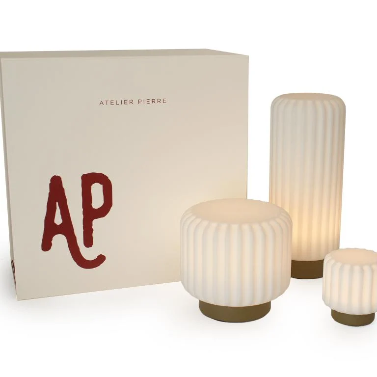 Atelier Pierre Gifbox draadloze lampen clay