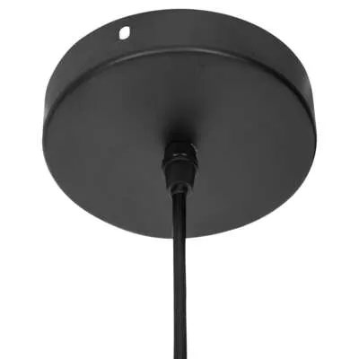 Atmosphera Hanglamp Bellamy jute - E27, niet inbegrepen - Ø58xH10cm - Bruin
