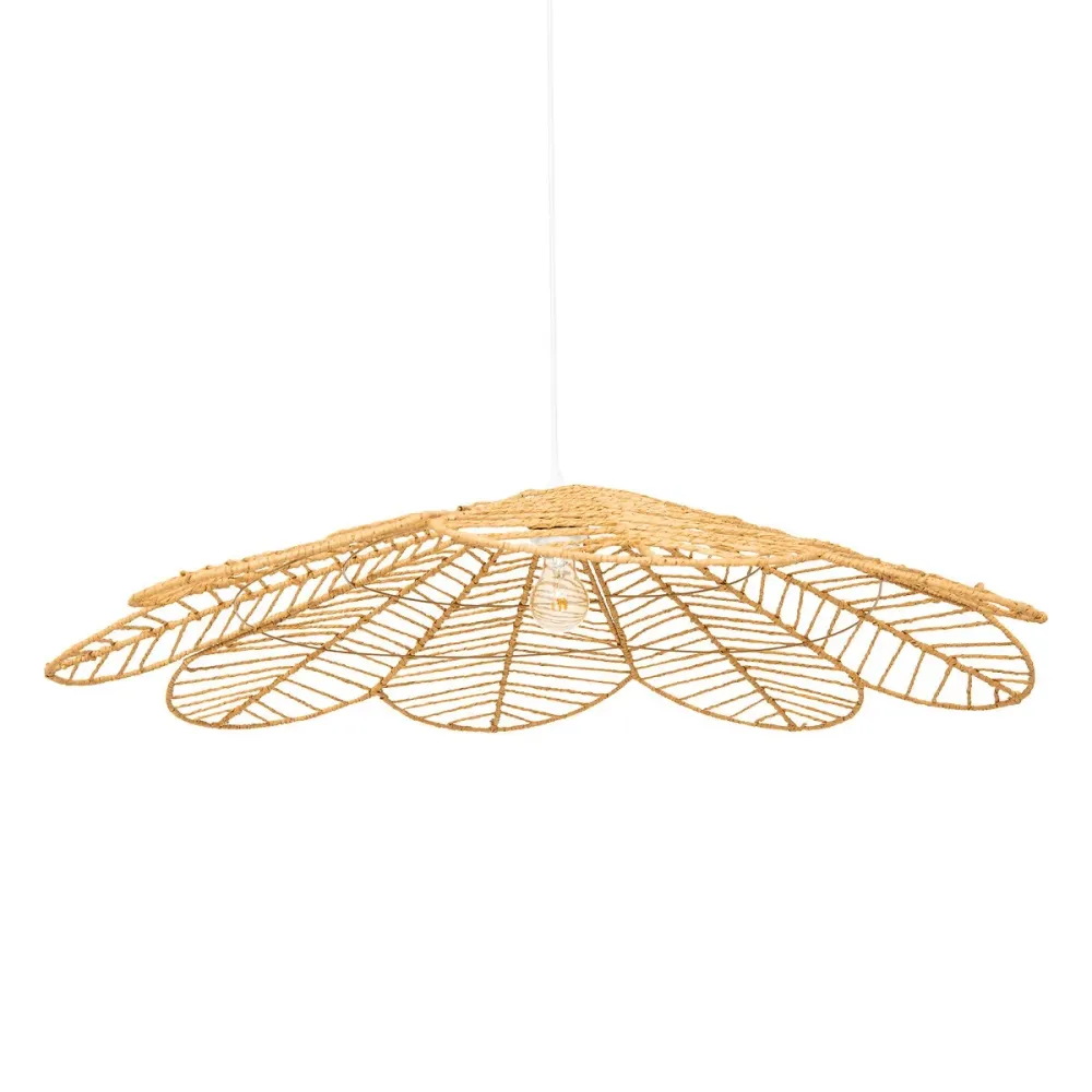 Atmosphera Hanglamp Folk - E27, niet inbegrepen - Ø98cm - Naturel