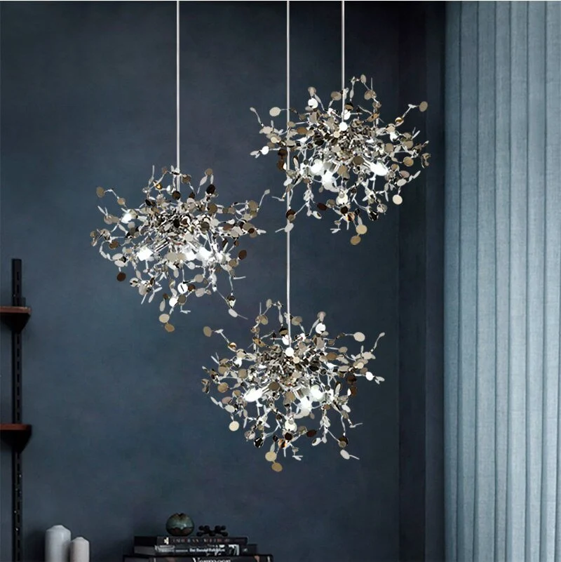 Moderne Gouden Hanglampen Led Opknoping Lamp Voor Eetkamer Keuken Verlichtingsarmaturen Thuis Art Decor Schorsing Ronde Vo...