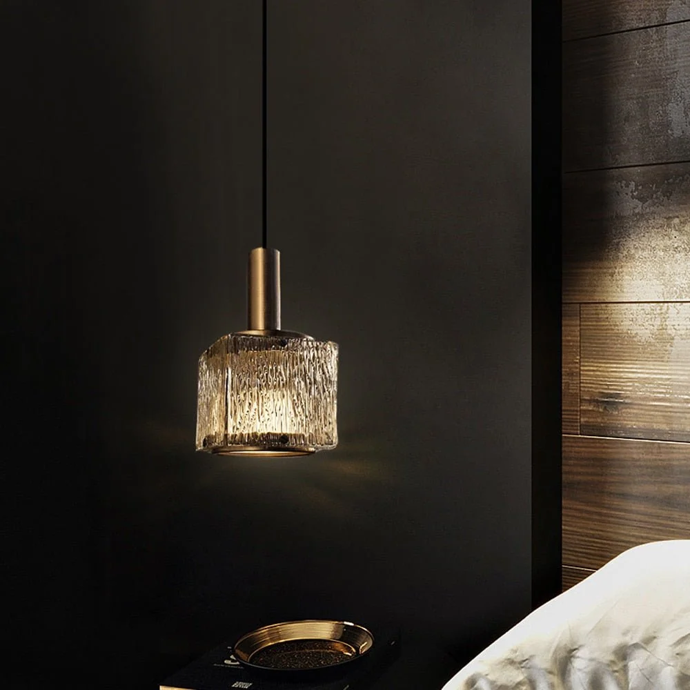 Moderne Kubische Glazen Hanglampen Voor Keukeneiland Nachtkastje L18xh30cm ATY Home Decor