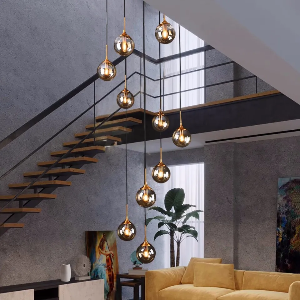 Moderne LED glazen bol plafond hanglampen - Slaapkamer Nachtkastje en Woonkamer Home Décor verlichting ATY Home Decor