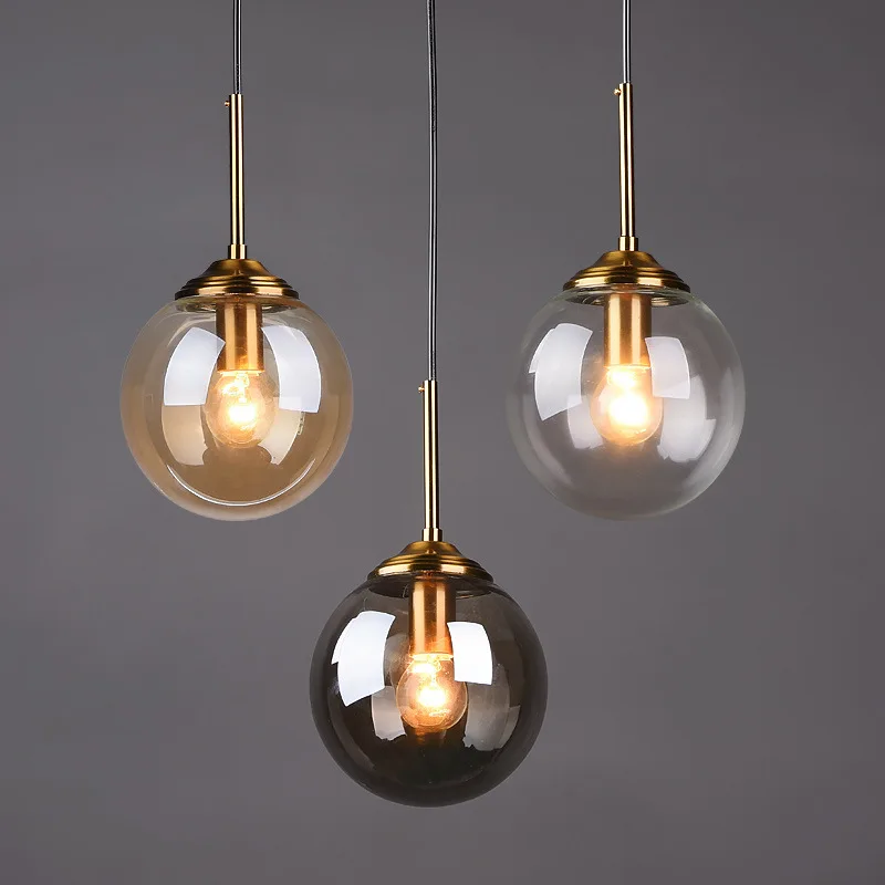 Moderne LED glazen bol plafond hanglampen - Slaapkamer Nachtkastje en Woonkamer Home Décor verlichting ATY Home Decor