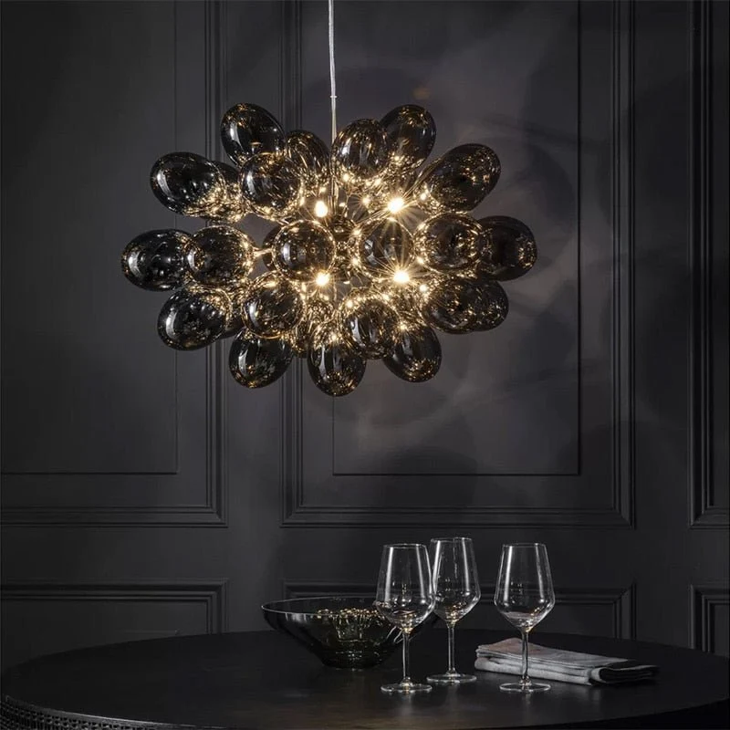 Postmoderne Druifvormige Luxe Glazen Kroonluchter Diameter ATY Home Decor