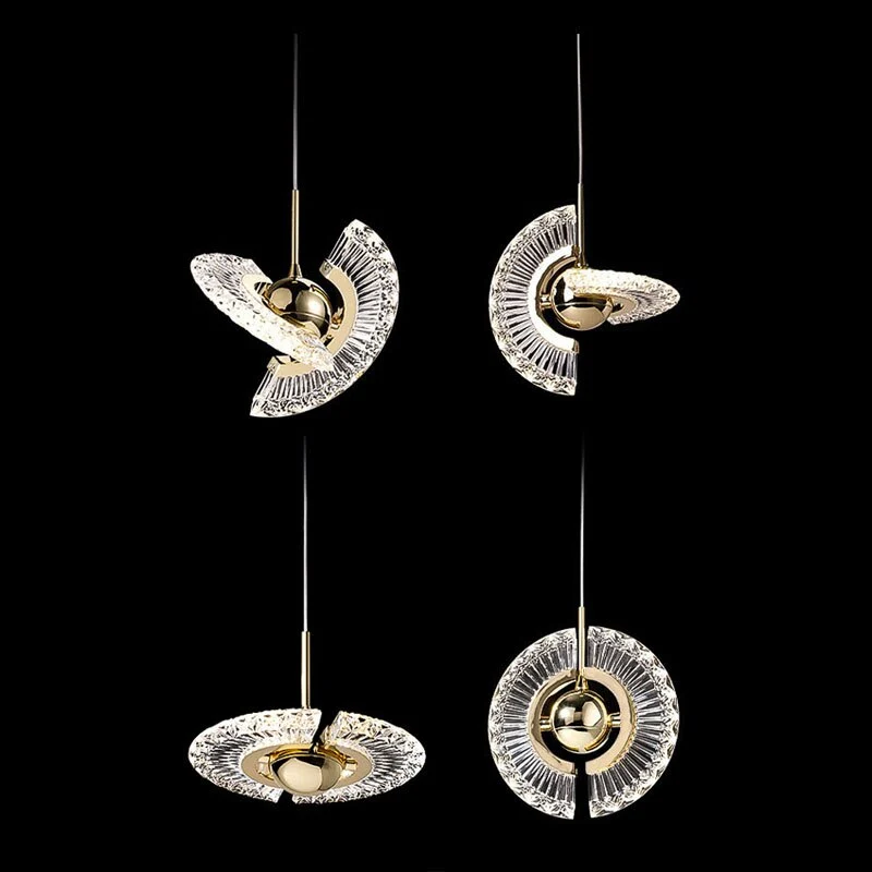 Scandinavische Kleine LED Kroonluchter Creatieve Bar Teller Slaapkamer Restaurant Roterende Enkele Hoofd ATY Home Decor