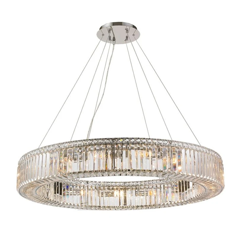 Verlichting LED K9 Kristallen Kroonluchter Glans Moderne Kroonluchters Licht Verlichting Woonkamer Kroonluchters ATY Home...