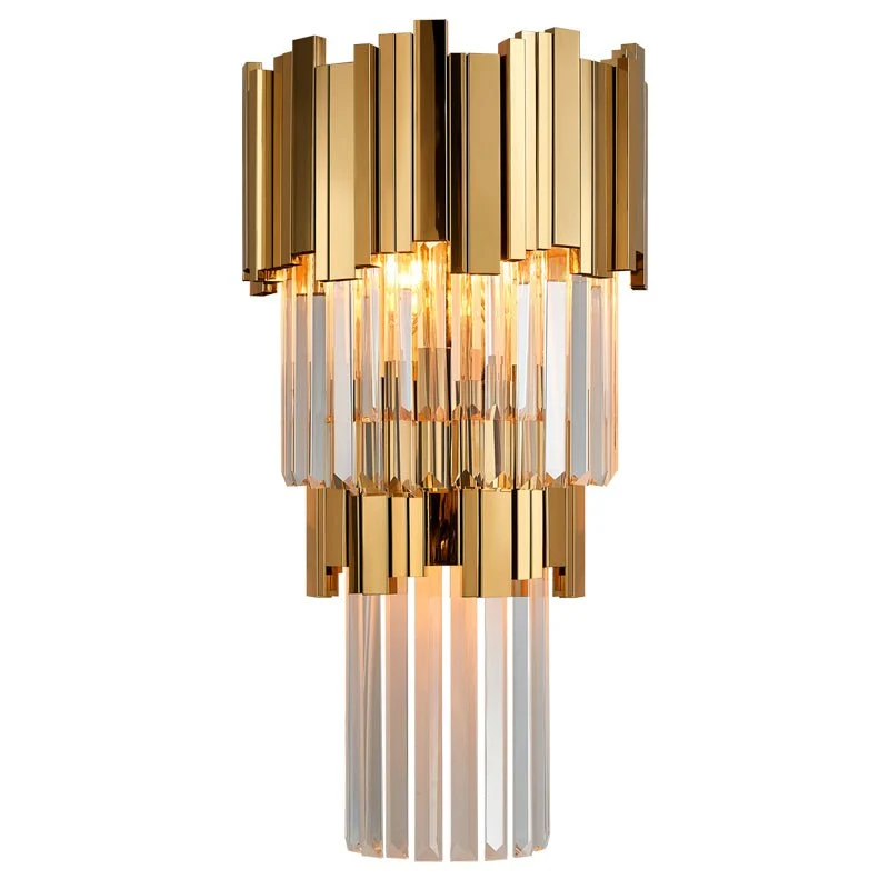Verlichting Post-Moderne Kristallen Wandkandelaar Licht Kristallen Muur Luxe Creatieve Warme Hal Slaapkamer Bedlampje ATY...
