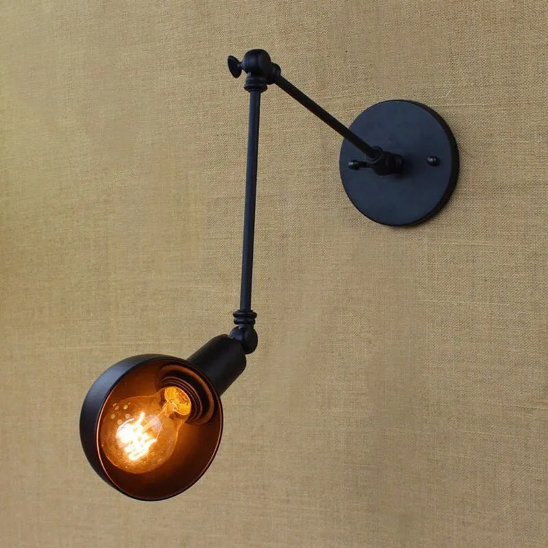 Vintage Wandlamp Verlichting Verstelbare Loft Blaker Verlichting Armatuur voor Nachtkastje Gang Woonkamer Villa Decoratie:...