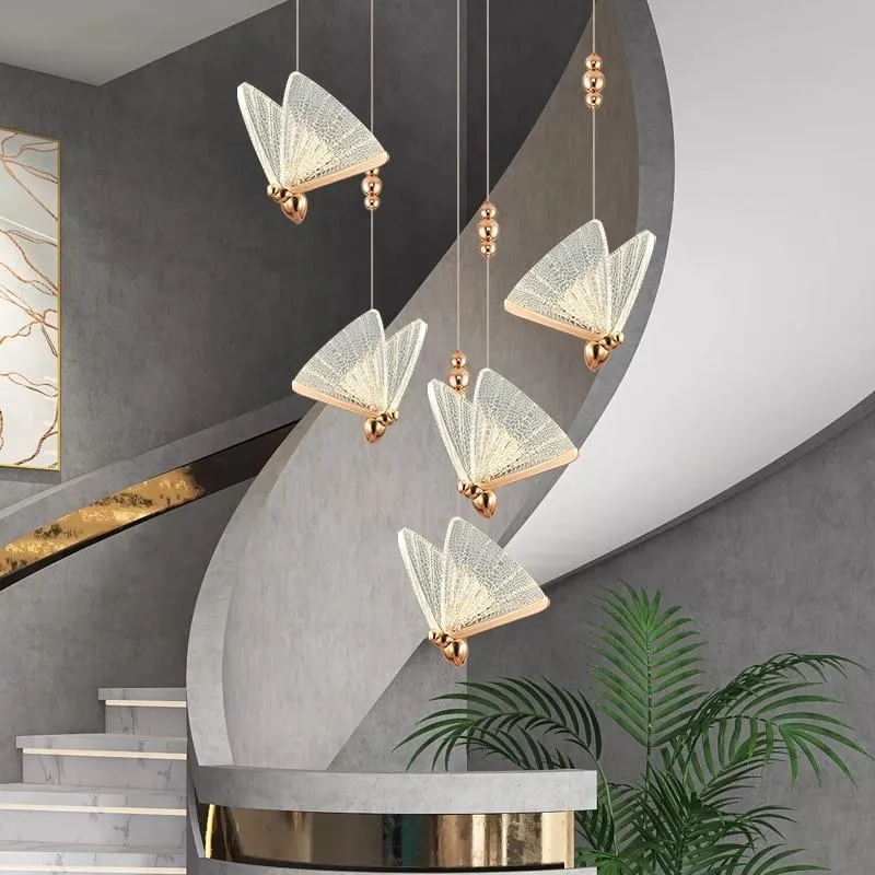 Vlinder Trap Kroonluchter Eetkamer Plafond Hanglamp Tentoonstellingshal Zolder Grote Kroonluchter ATY Home Decor