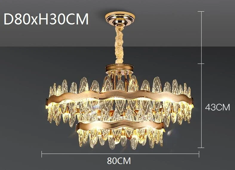 Woonkamer Luxe Moderne Kristallen Kroonluchters Keukeneilandlamp Diameter ATY Home Decor