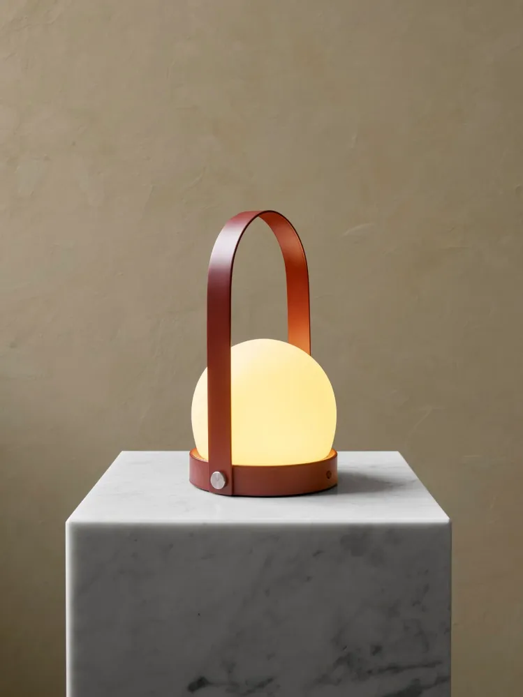 Carrie Tafellamp Portable Burned Red Audo Copenhagen