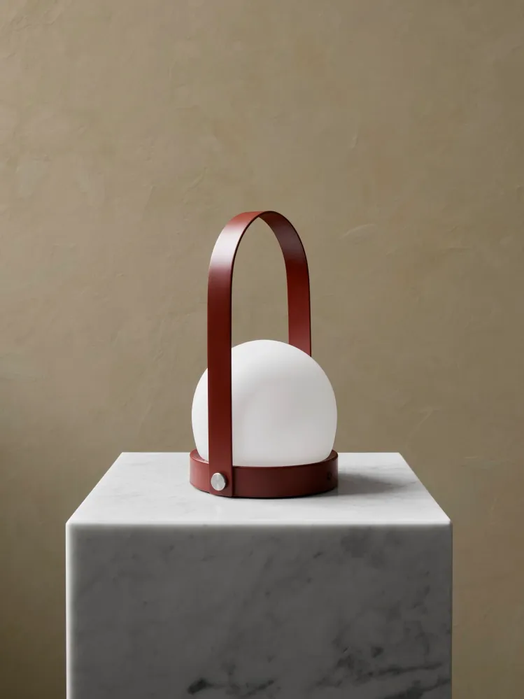 Carrie Tafellamp Portable Burned Red Audo Copenhagen