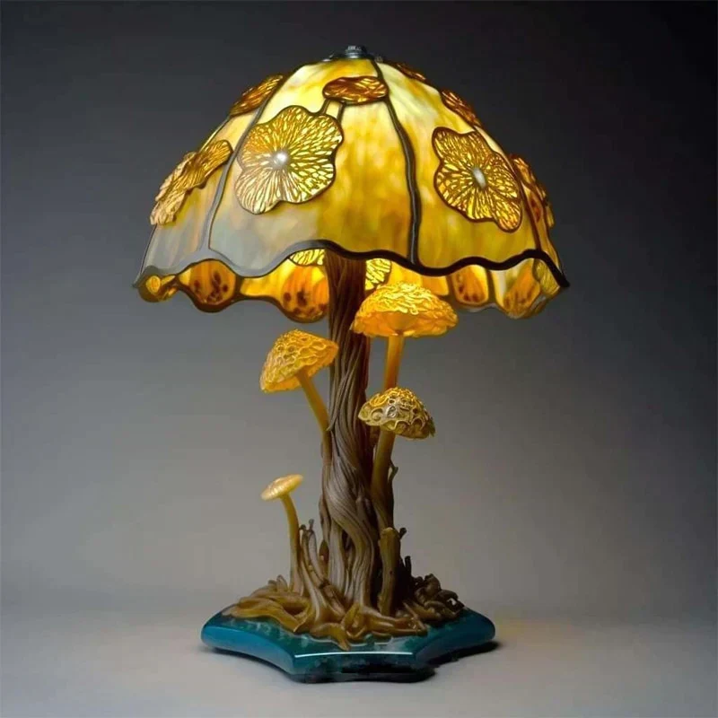 AuraLume Lamp - Betoverend Glas Ontwerp | Magische Sfeer