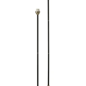 Basis Vloerlamp Bollie Staal/Marmer Zwart