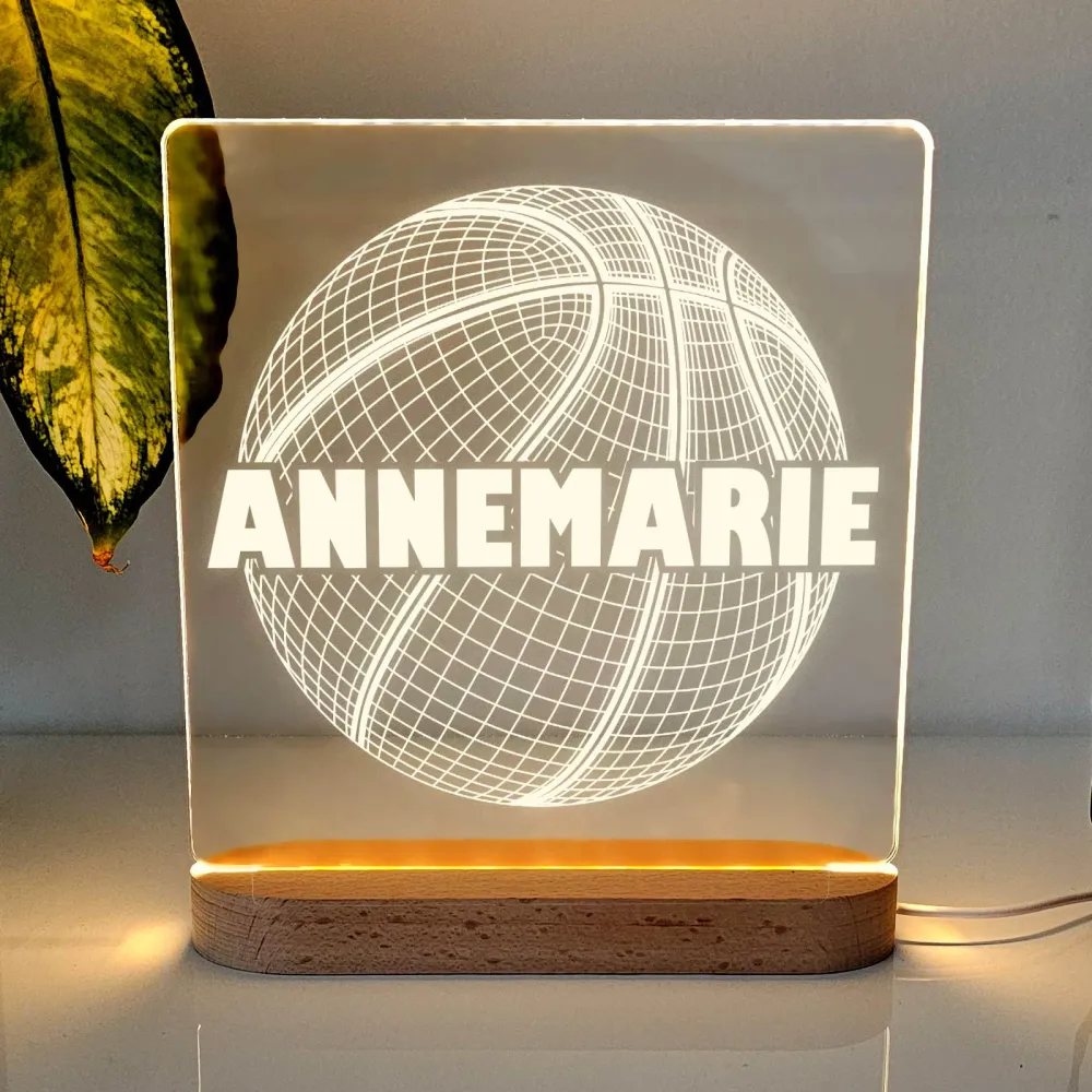 3d Basketbal - Ledlamp