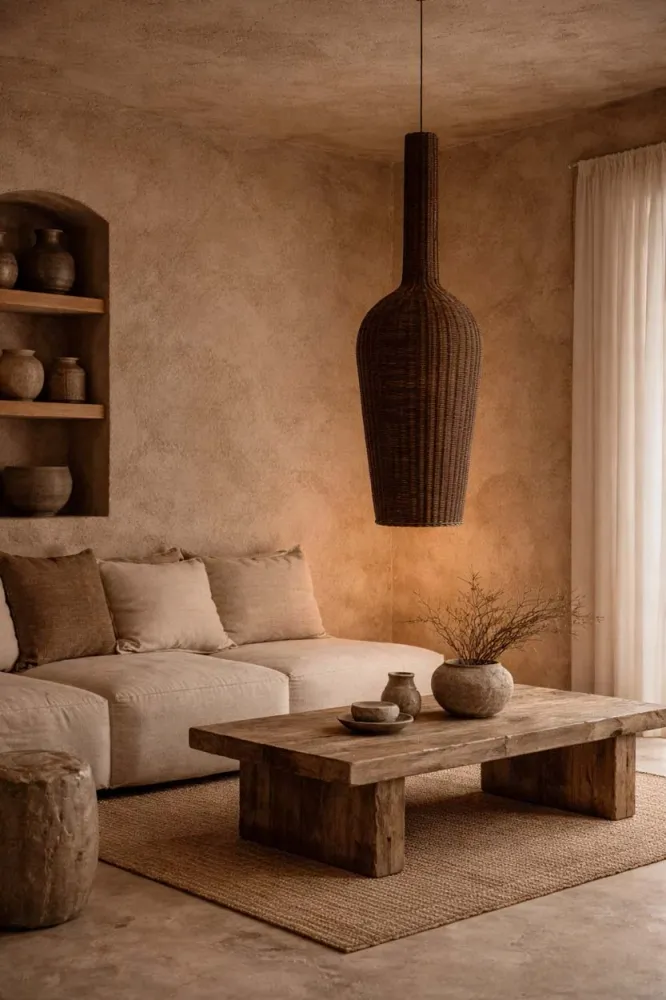 Rotan hanglamp Amphora 50 cm Bazar Bizar Antwerp