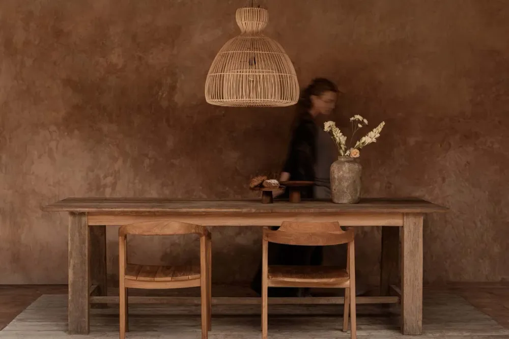 Rotan hanglamp Matcha 57 cm Bazar Bizar Antwerp