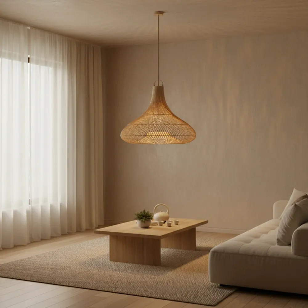 Shala Hanglamp Naturel XL – Bohémien Statement Bazar Bizar Antwerp