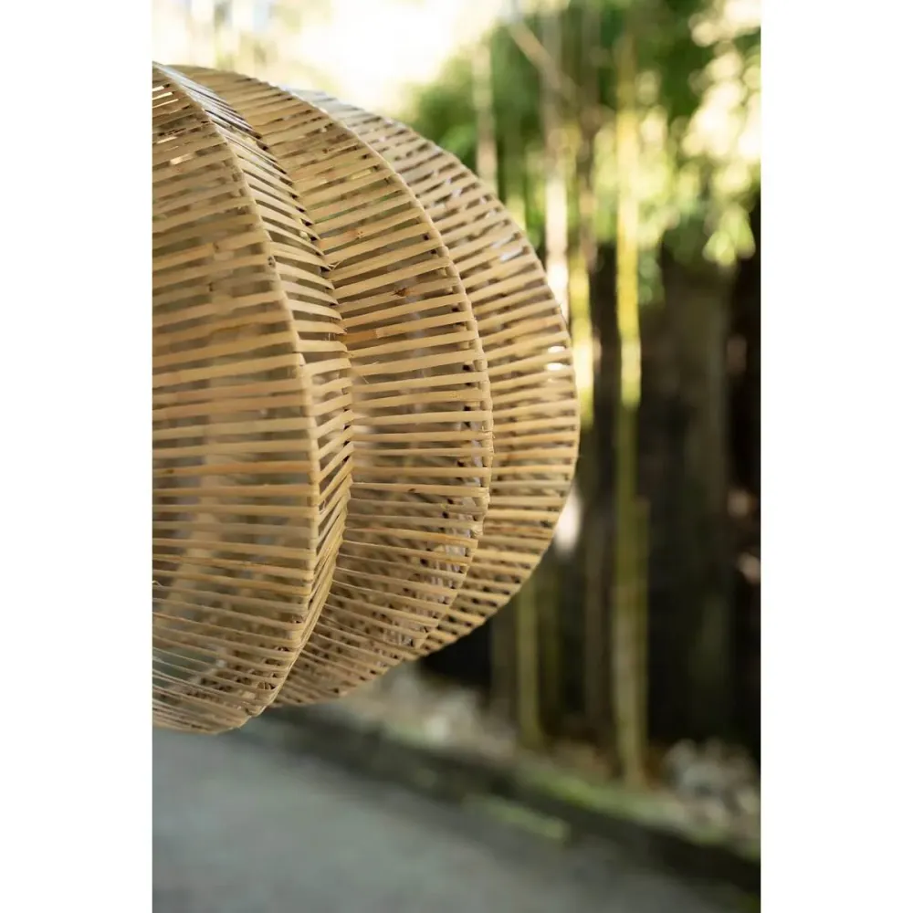Rotan hanglamp Cerise beige 65 cm Bazar Bizar