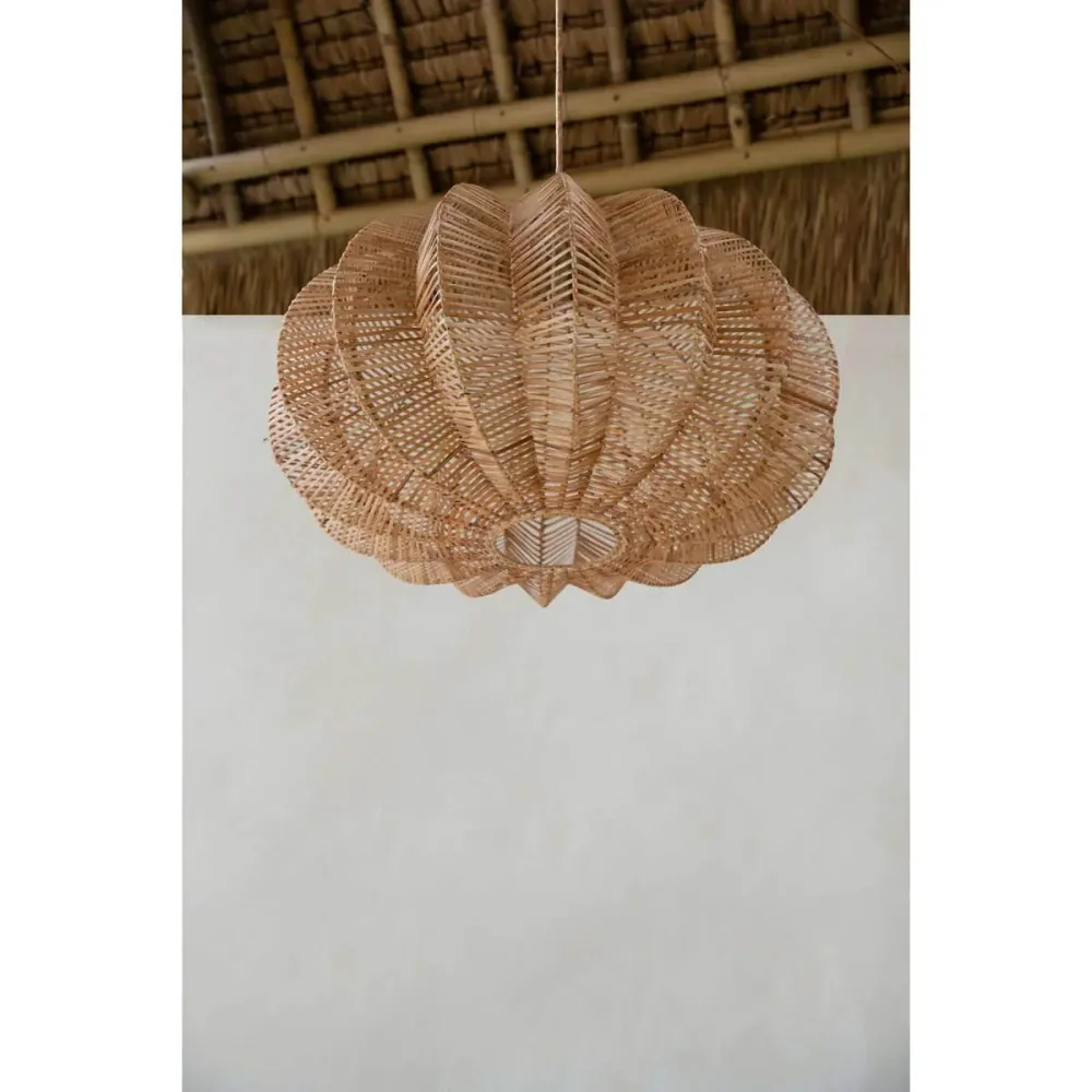 Rotan hanglamp Cerise beige 65 cm Bazar Bizar