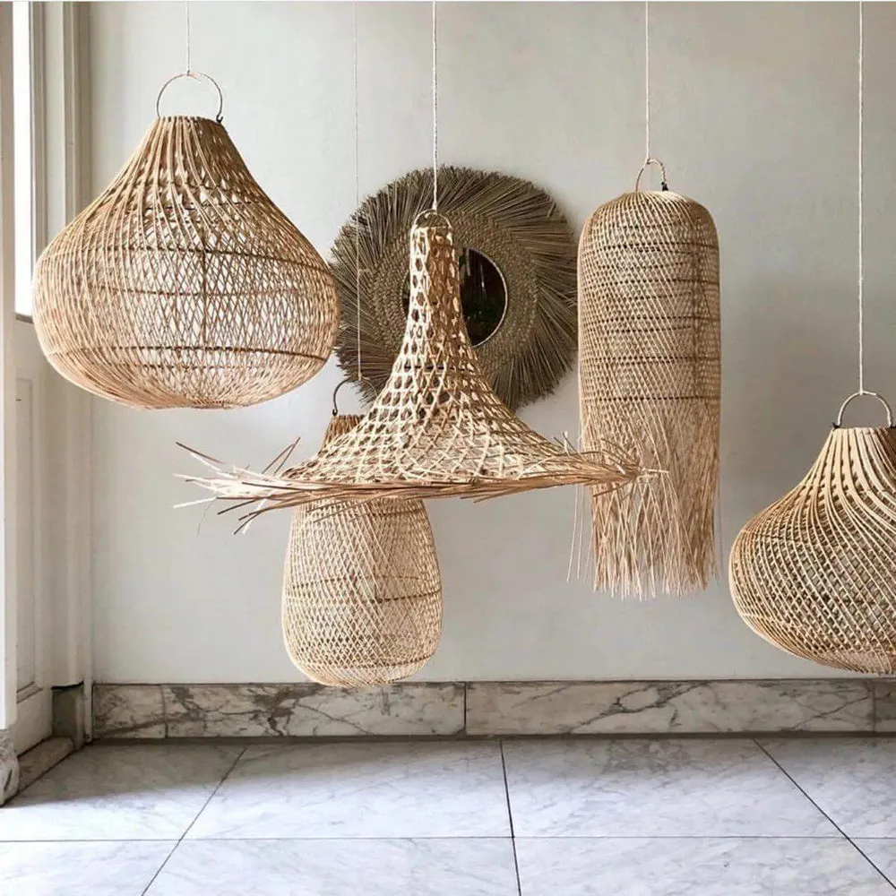 Rotan hanglamp Mykonos 40 cm Bazar Bizar