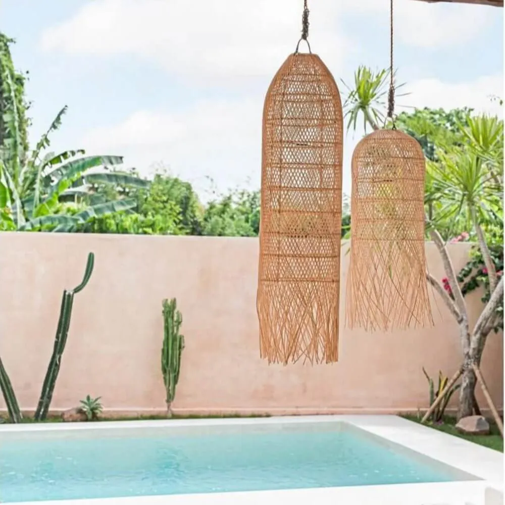 Rotan hanglamp De Squid 30 cm Bazar Bizar