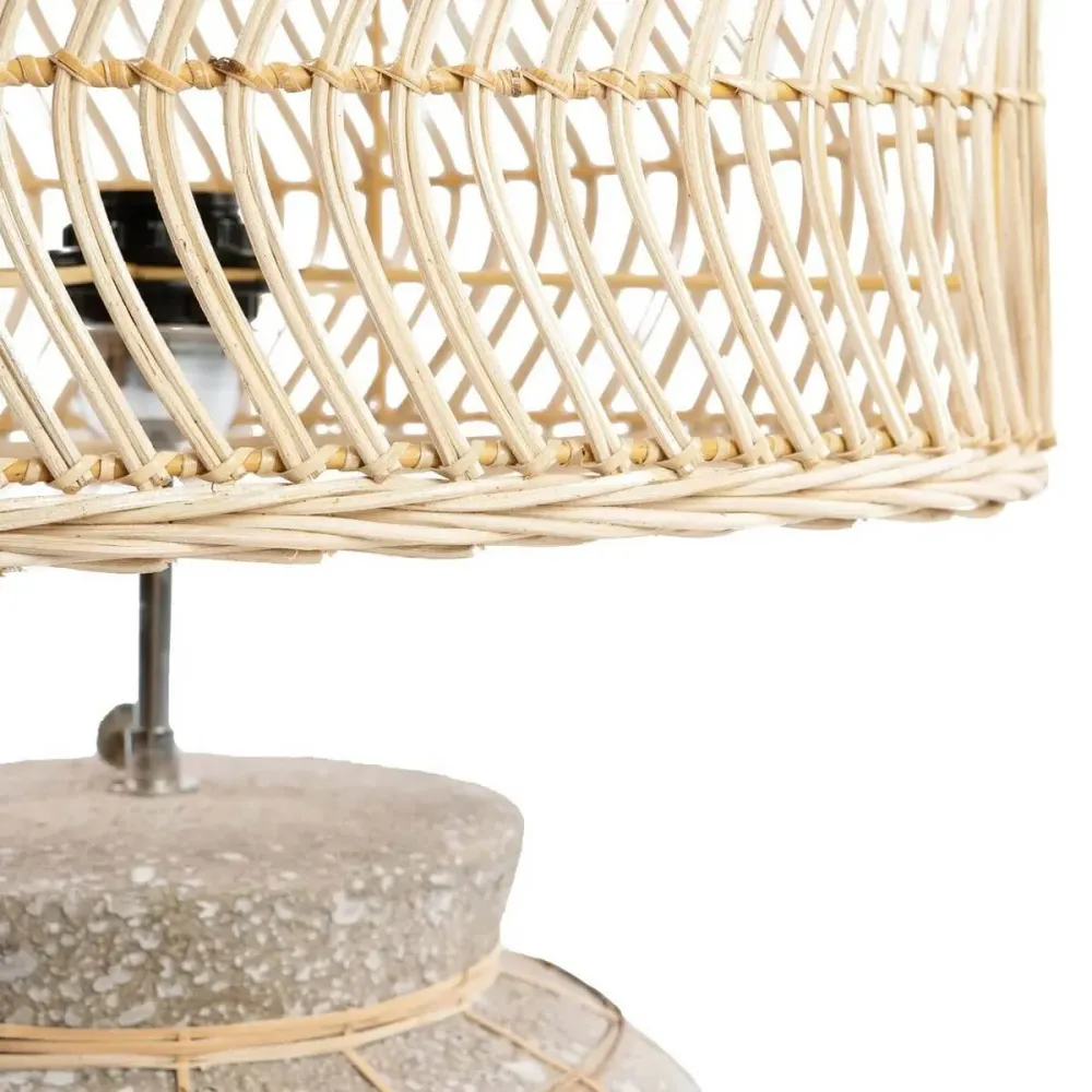Rotan tafellamp Kythira Bazar Bizar