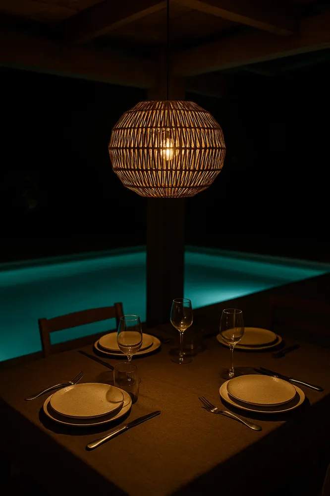 Belvivere Banda Aura - Handgemaakte Rotan Hanglamp