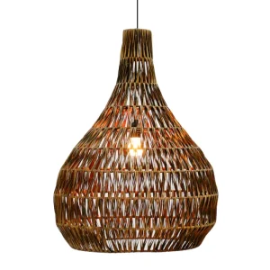 Belvivere Banda Tria Wicker - Puur ambachtelijk Handgevlochten Rotan Hanglamp