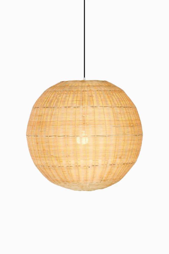 Belvivere Oasis Globe - fijnmazig ambachtelijk vlechtwerk lamp