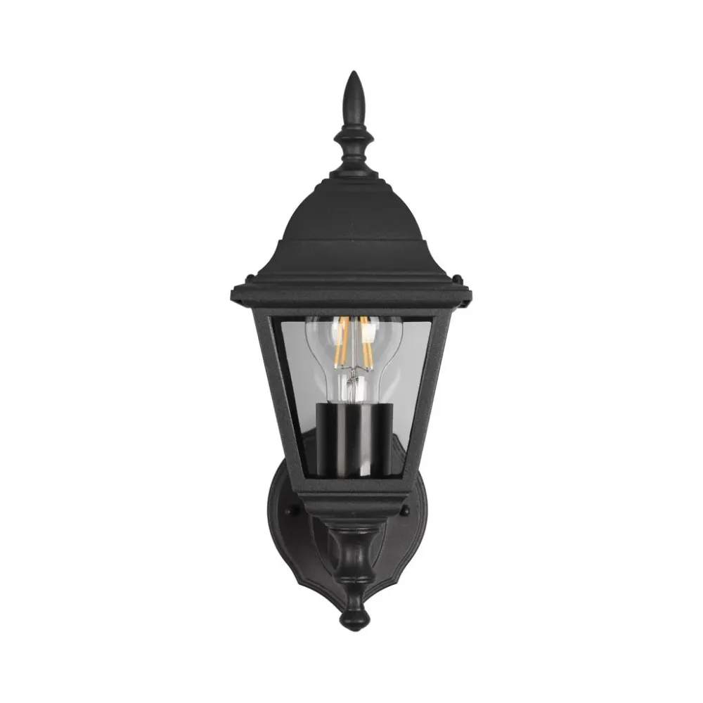 Klassieke zwarte Aluminium LED buitenlamp Alicia BES-LED
