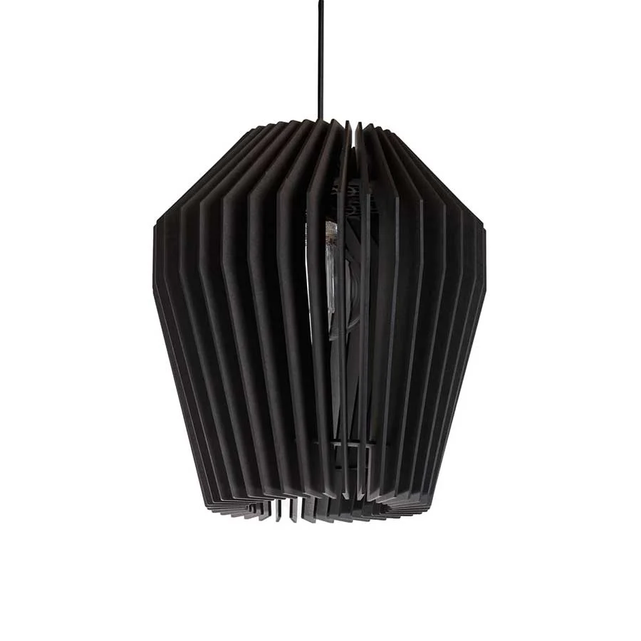Blij Design hanglamp Corner - 1 lichts - 32 x 135 cm - zwart