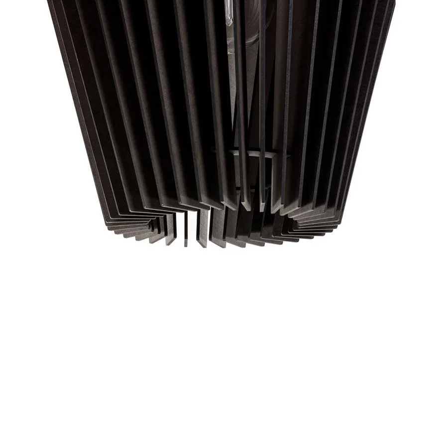 Blij Design hanglamp Corner - 1 lichts - 32 x 135 cm - zwart
