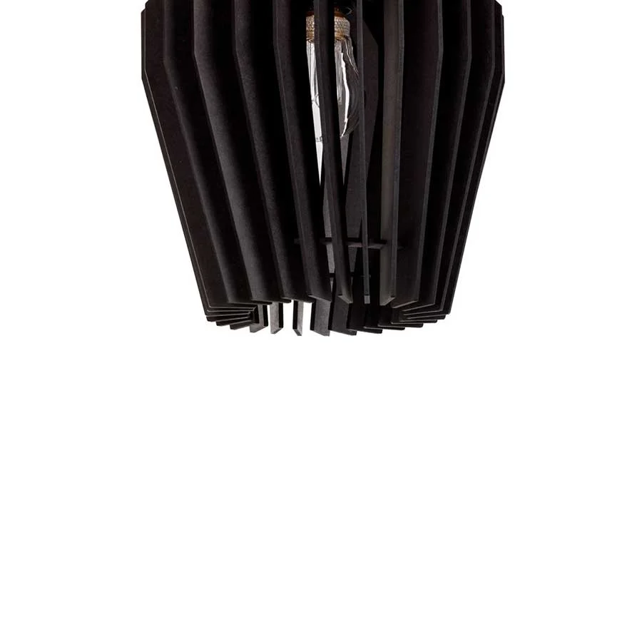 Blij Design hanglamp Corner - 1 lichts - 24 x 135 cm - zwart