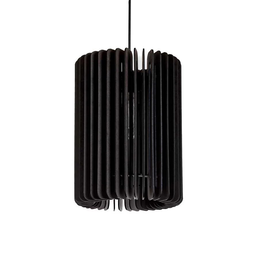 Blij Design hanglamp Edge - 1 lichts - 26 x 135 cm - zwart
