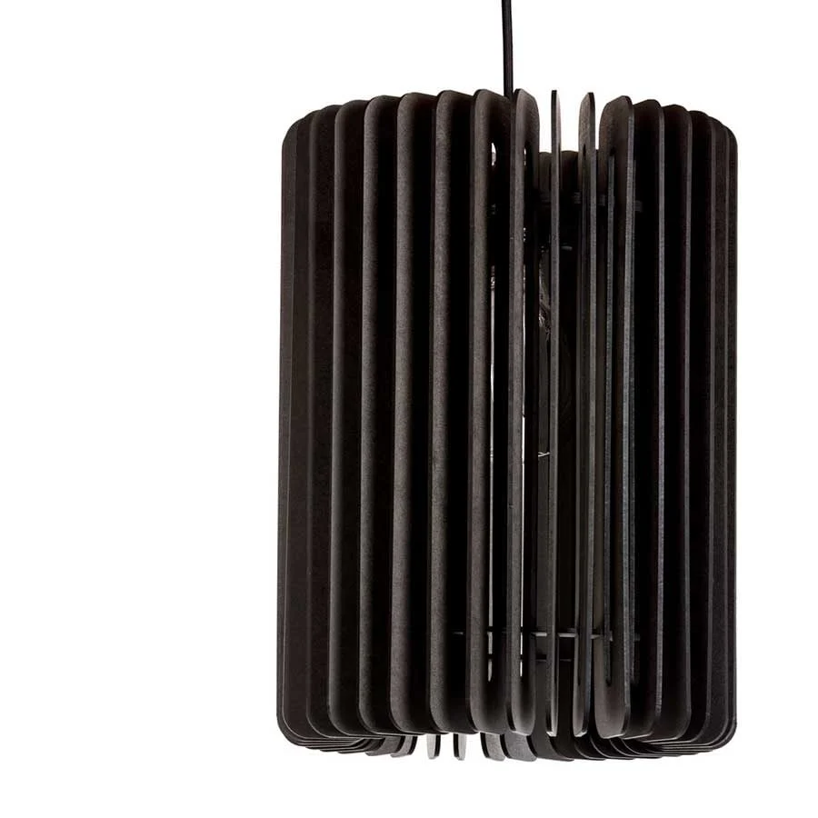 Blij Design hanglamp Edge - 1 lichts - 26 x 135 cm - zwart