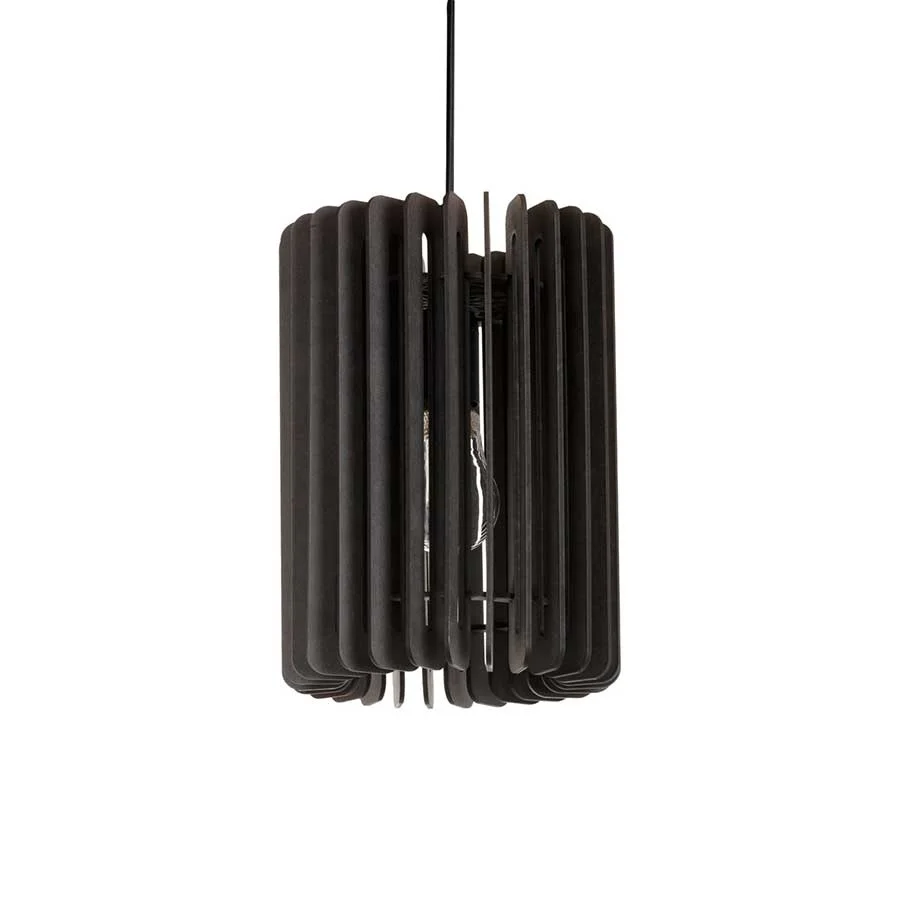 Blij Design hanglamp Edge - 1 lichts - 19.5 x 135 cm - zwart