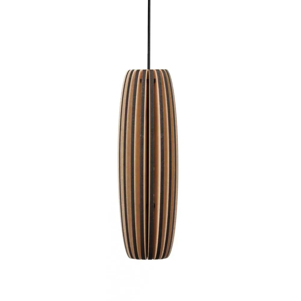 Blij Design hanglamp Swan - 1 lichts - 10 x 135 cm - naturel