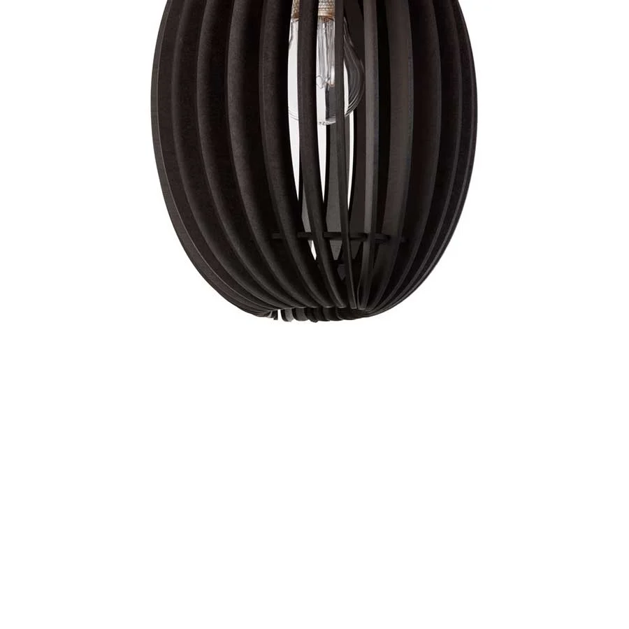 Blij Design hanglamp Swan - 1 lichts - 21 x 135 cm - zwart