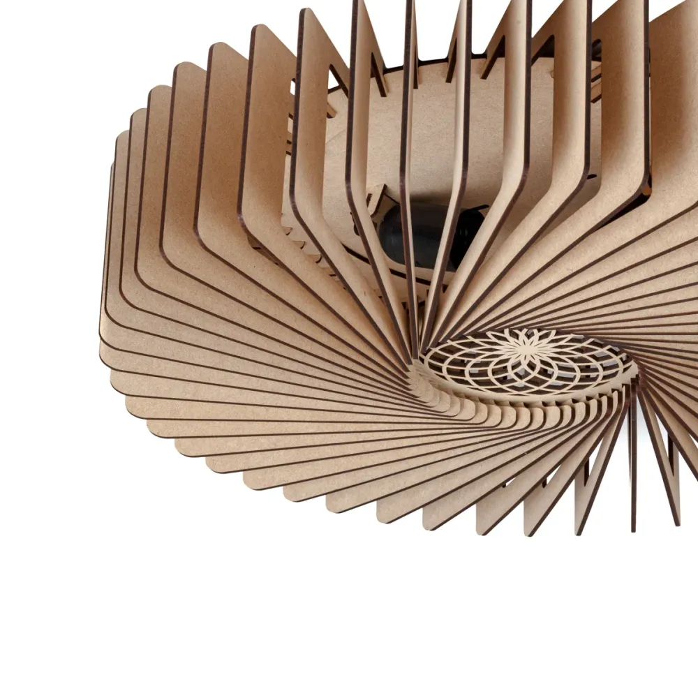 Blij Design plafondlamp Edge - 2 lichts - 48 x 13 cm - beige