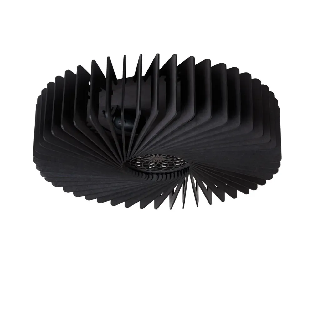 Blij Design plafondlamp Edge - 2 lichts - 48 x 13 cm - zwart