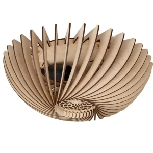 Blij Design plafondlamp Orb - 2 lichts - 36 x 13 cm - beige