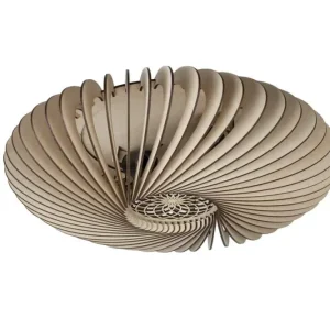 Blij Design plafondlamp Swan - 2 lichts - 36 x 13 cm - beige