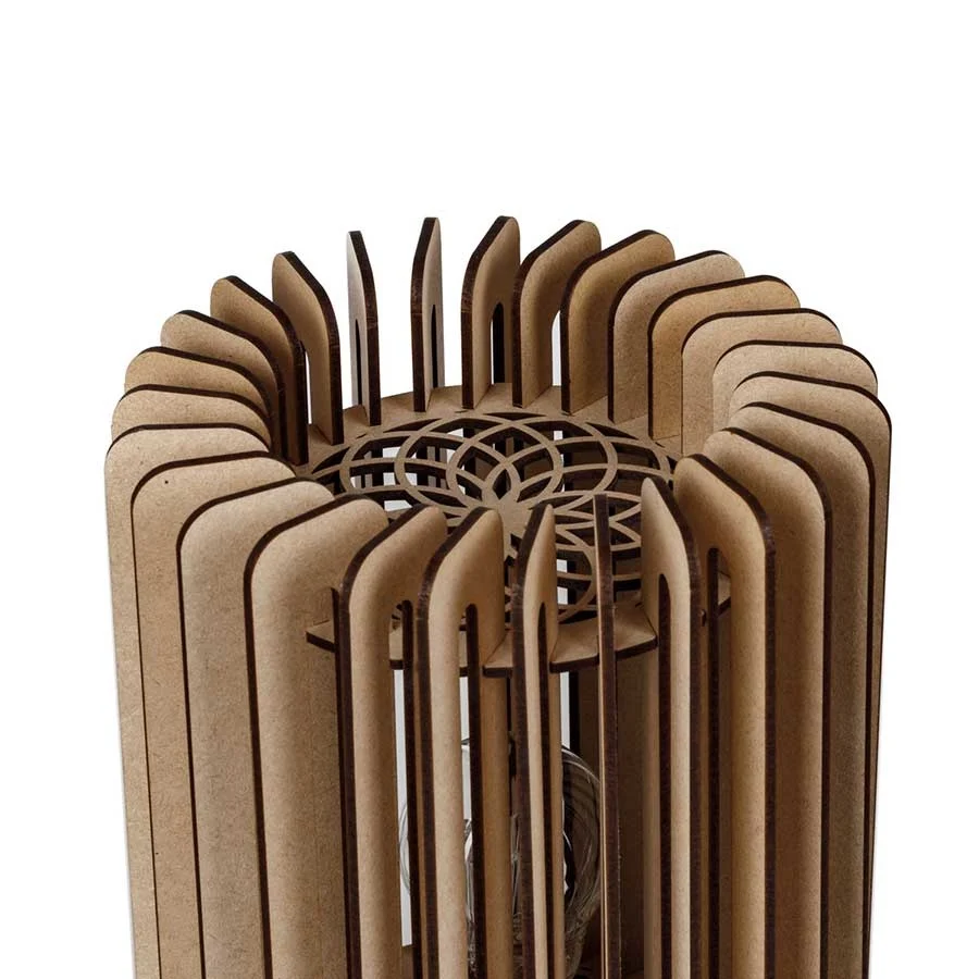 Blij Design tafellamp Edge - 1 lichts - 26 x 36 cm - beige