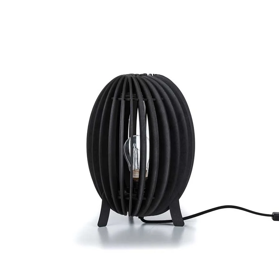 Blij Design tafellamp Swan - 1 lichts - 27 x 27 cm - zwart
