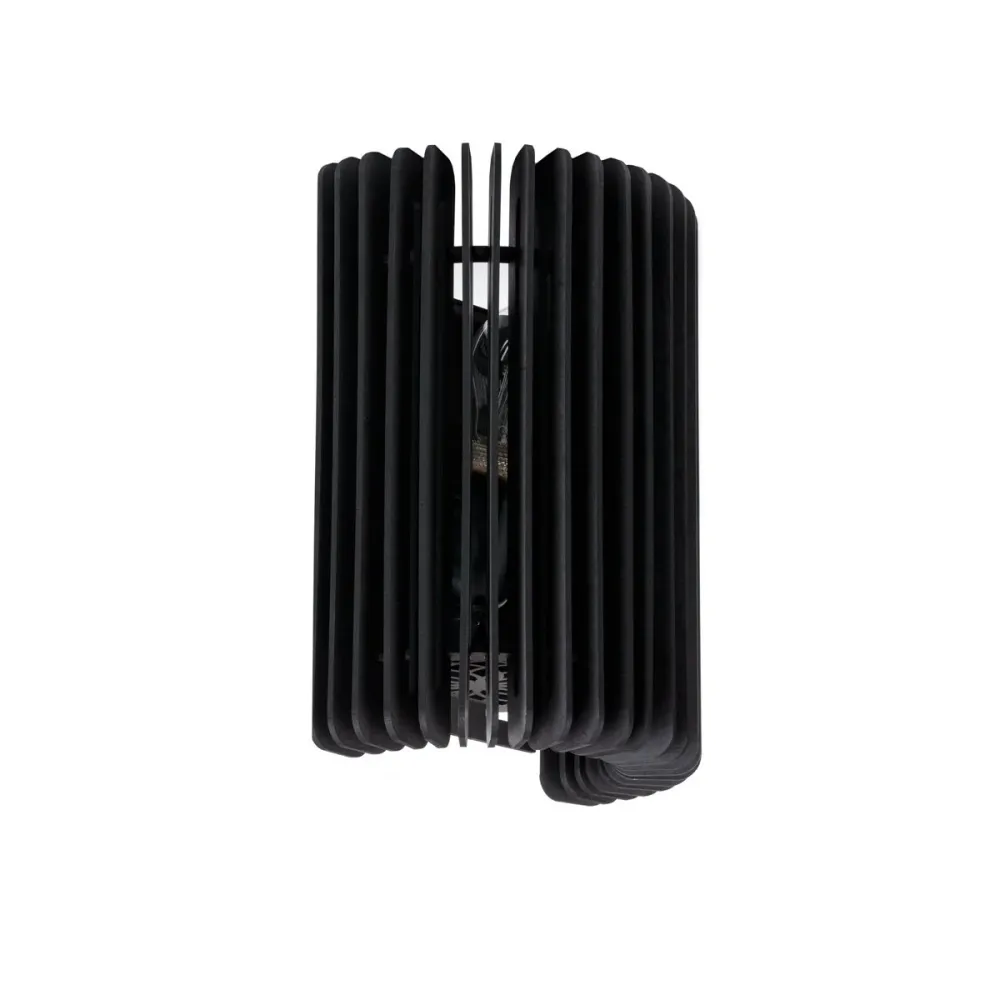 Blij Design wandlamp Edge - 1 lichts - 11 x 27 cm - zwart