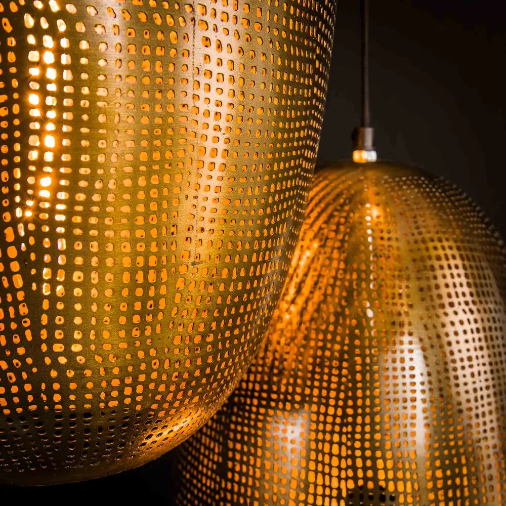Hanglamp Cosmic | 3 Lampen | Brons Metaal Bold Living