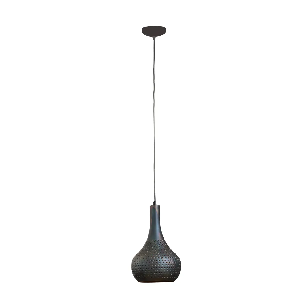 Hanglamp Industry Kegel | Zwart Bruin Bold Living