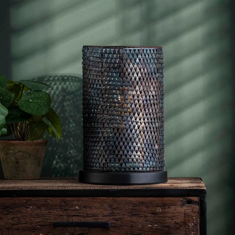 Tafellamp Armor | Zwart Metaal Bold Living