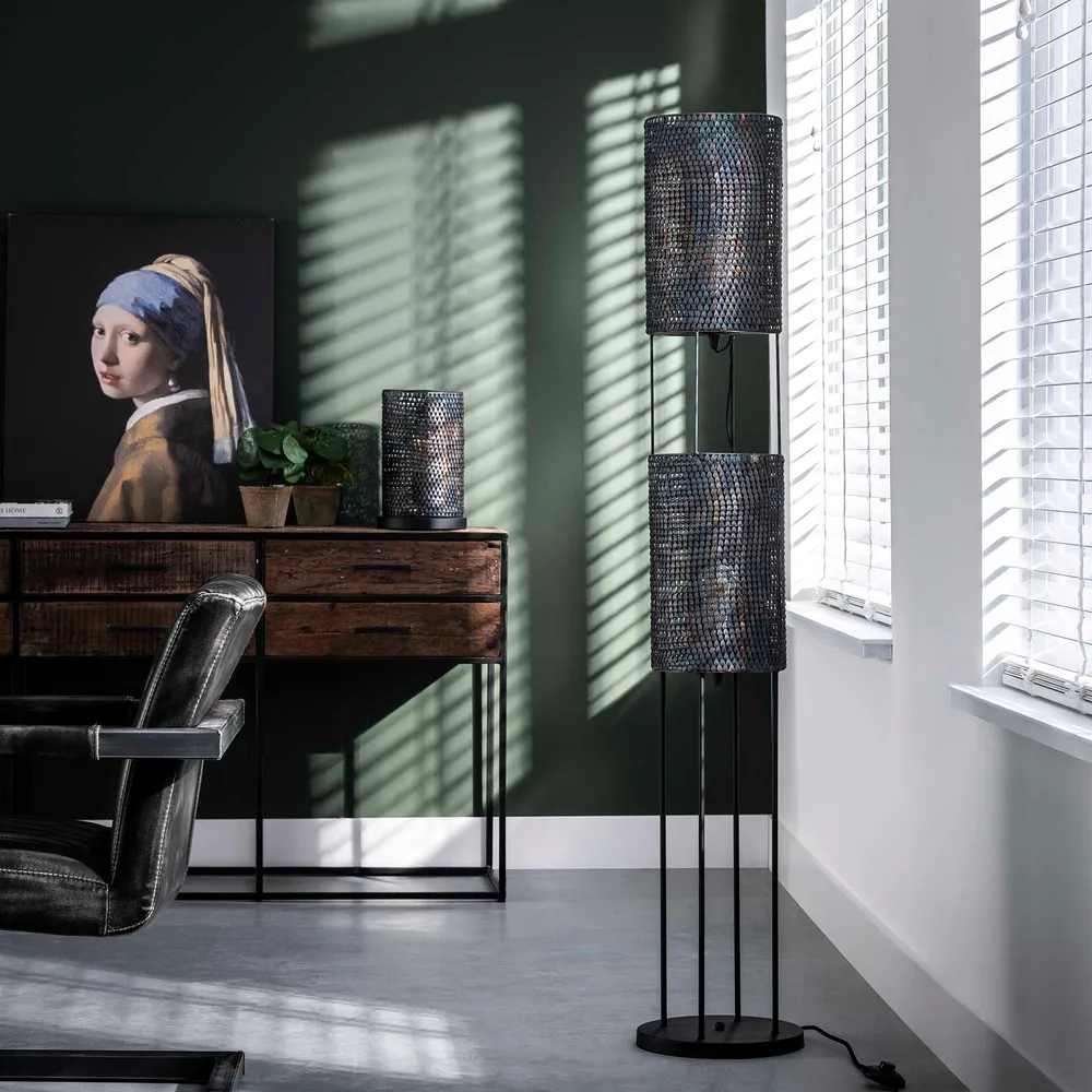 Tafellamp Armor | Zwart Metaal Bold Living